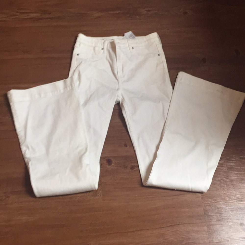High waist bell bottoms